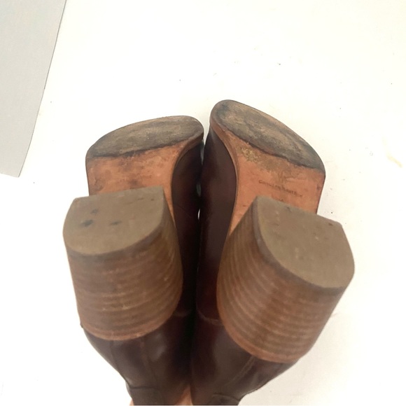 Madewell Womens 7.5 Myles Ankle Boot Leather Booties Point Toe Distressed Style - Picture 6 of 7